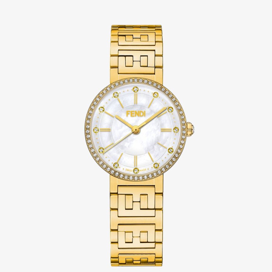 Donna Fendi Orologi | 29 Mm – Orologio Con Bracciale Con Logo Ff