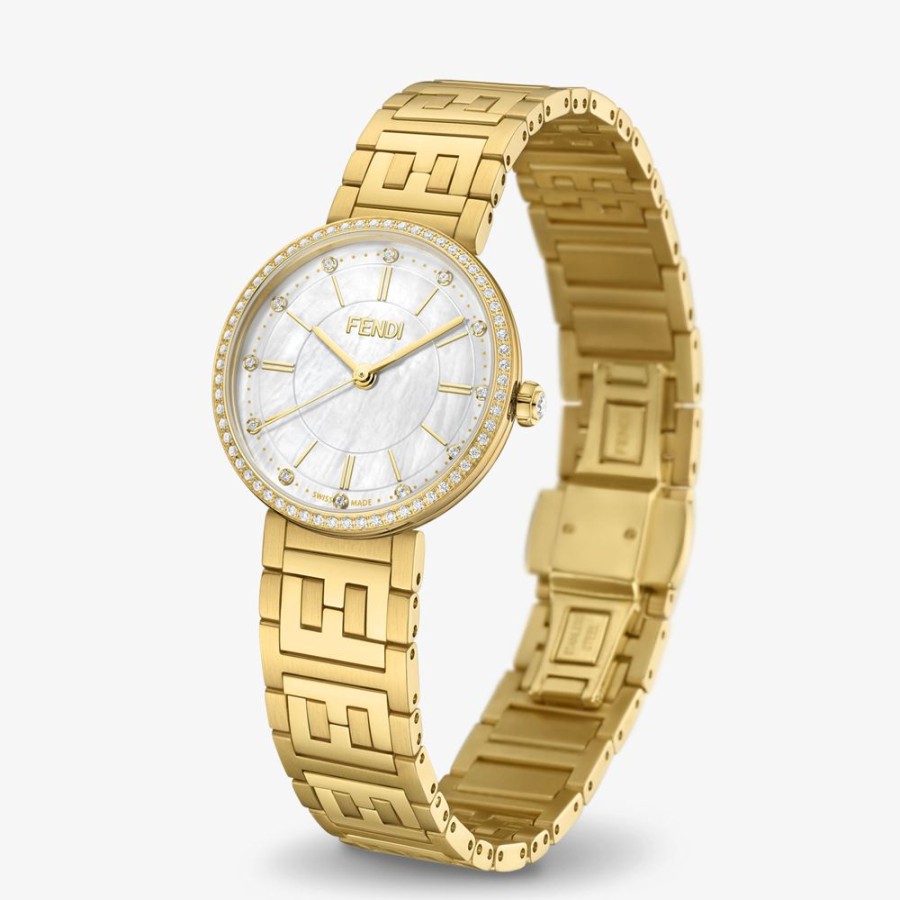 Donna Fendi Orologi | 29 Mm – Orologio Con Bracciale Con Logo Ff